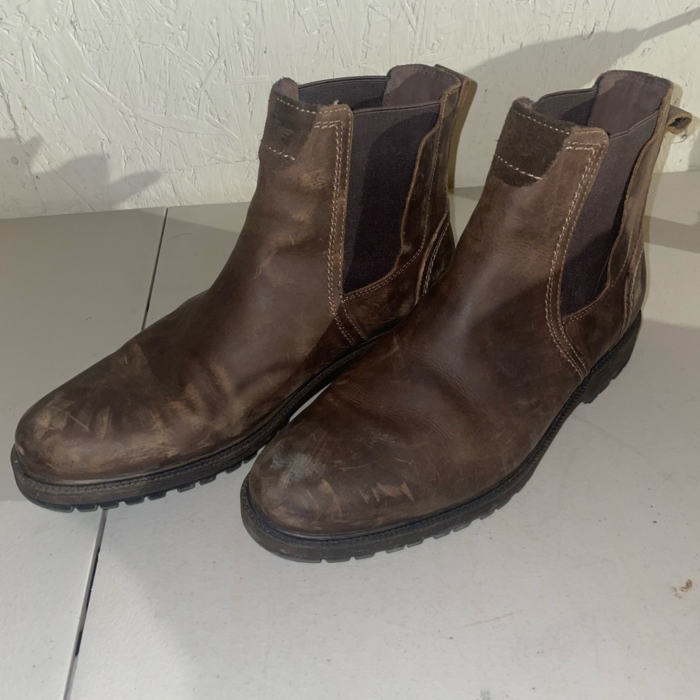 Mens Dockers 90-37736 Brown Ransom Chelsea Boots US Size 9.5M